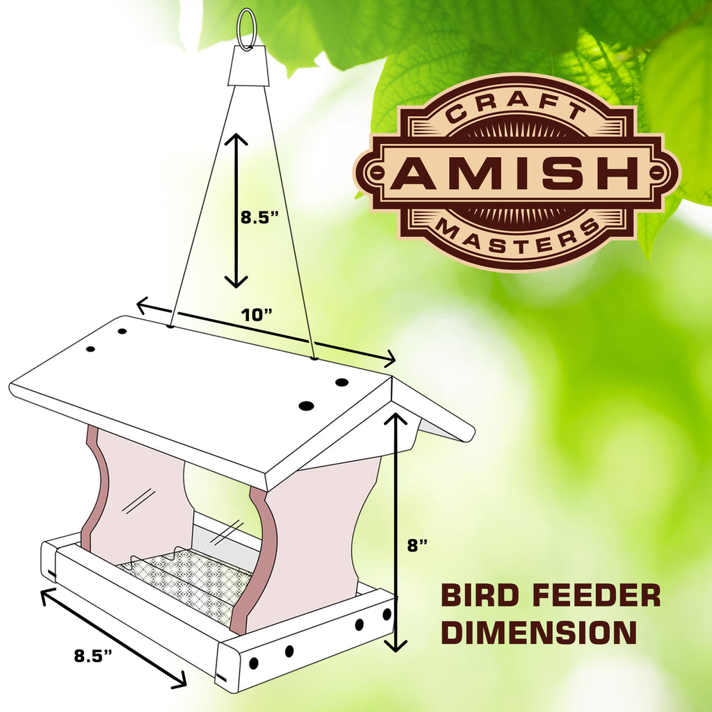 Amish Built Poly Bird Feeder
