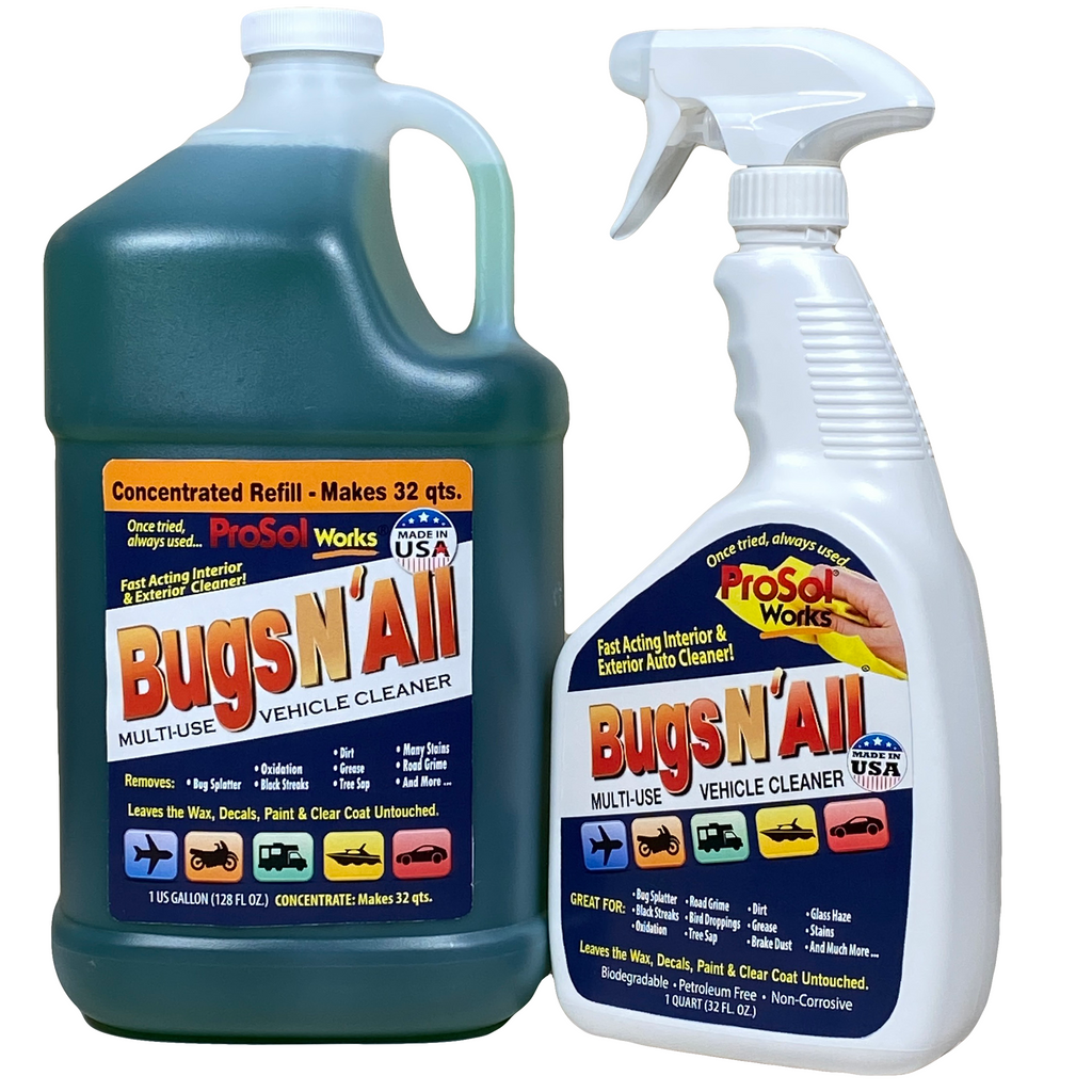 Bugs N All Vehicle Cleaner / 1gl Concentrate With EMPTY Spray Bottle
