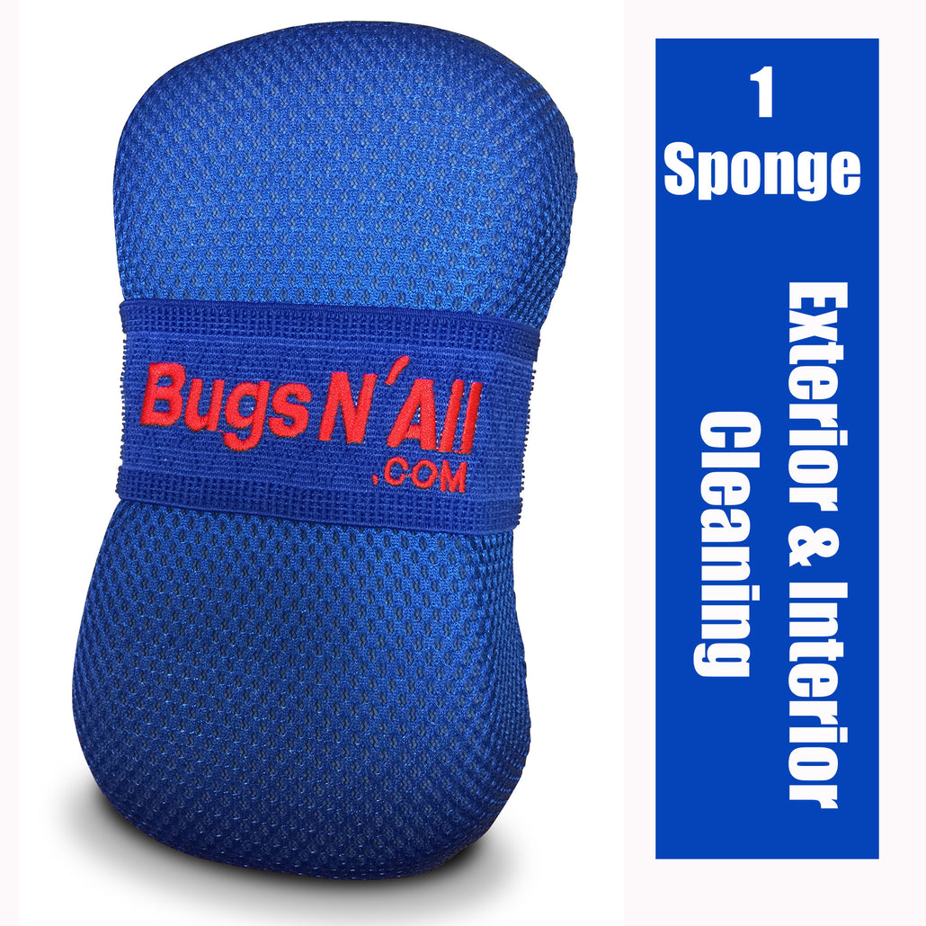 Bugs N All Car Care Soft Microfiber Mesh Bug Sponge